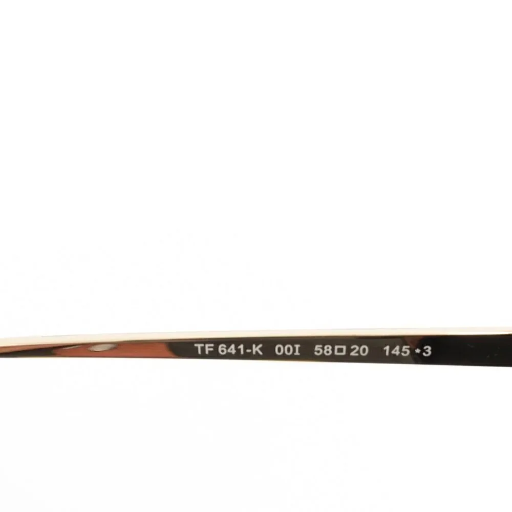 Tom Ford TF641 Round Sunglasses Black and Blue OS